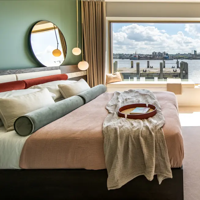 Riverscape Bedroom with River View Riverscape Bedroom with River View
