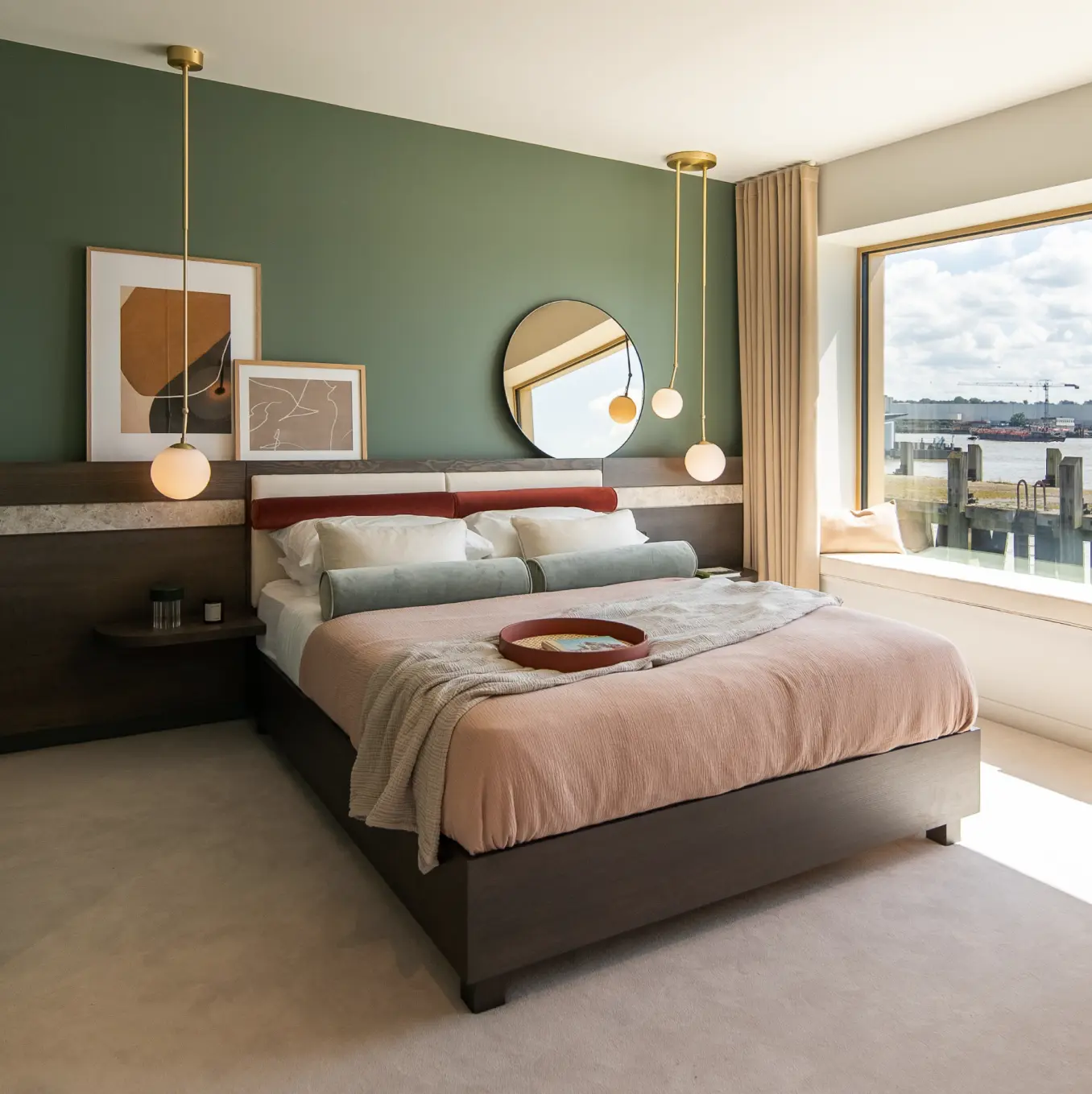Riverscape Bedroom Interior Detail Riverscape Bedroom Interior Detail